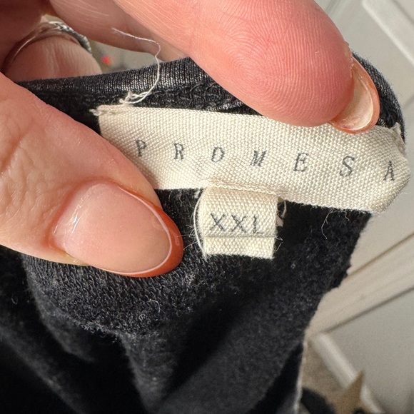 PROMESA True To You Acid Wash Charcoal Drawstring Jumpsuit Size XXL Vintage Wash - Picture 5 of 6